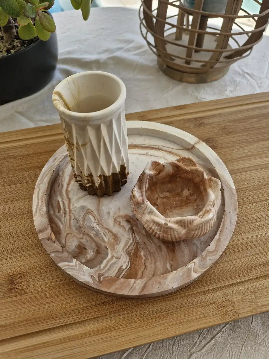 Le vase géométrique - hauteur 10,5 cm